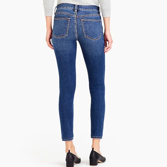 J. Crew Stretch Mid-Rise Skinny Jeans Waist 26 - Picture 2 of 8